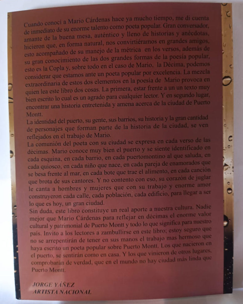 Puerto Montt en Decimas - Mario Cárdenas Godoy