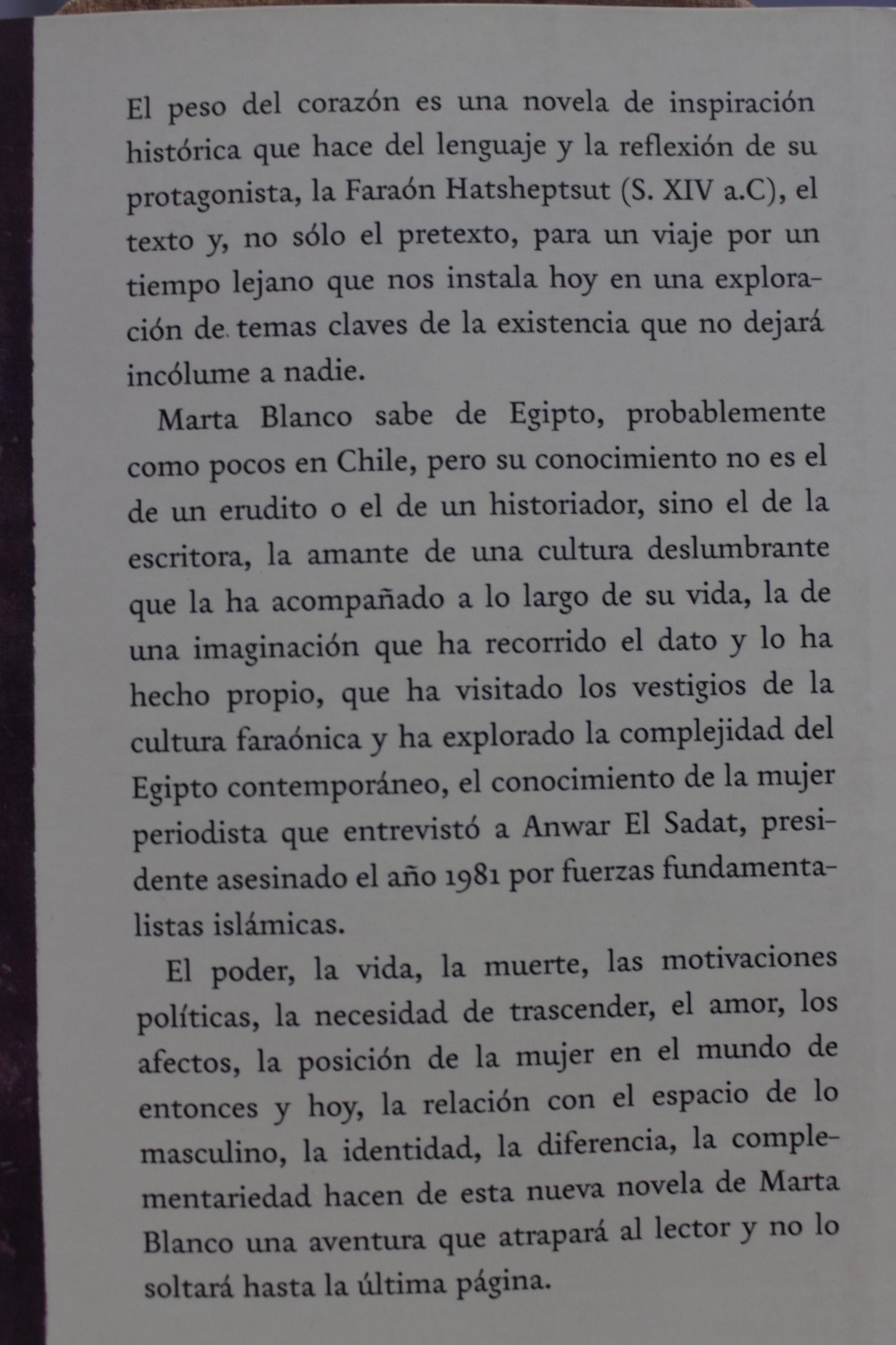 El peso del corazón - Marta Blanco